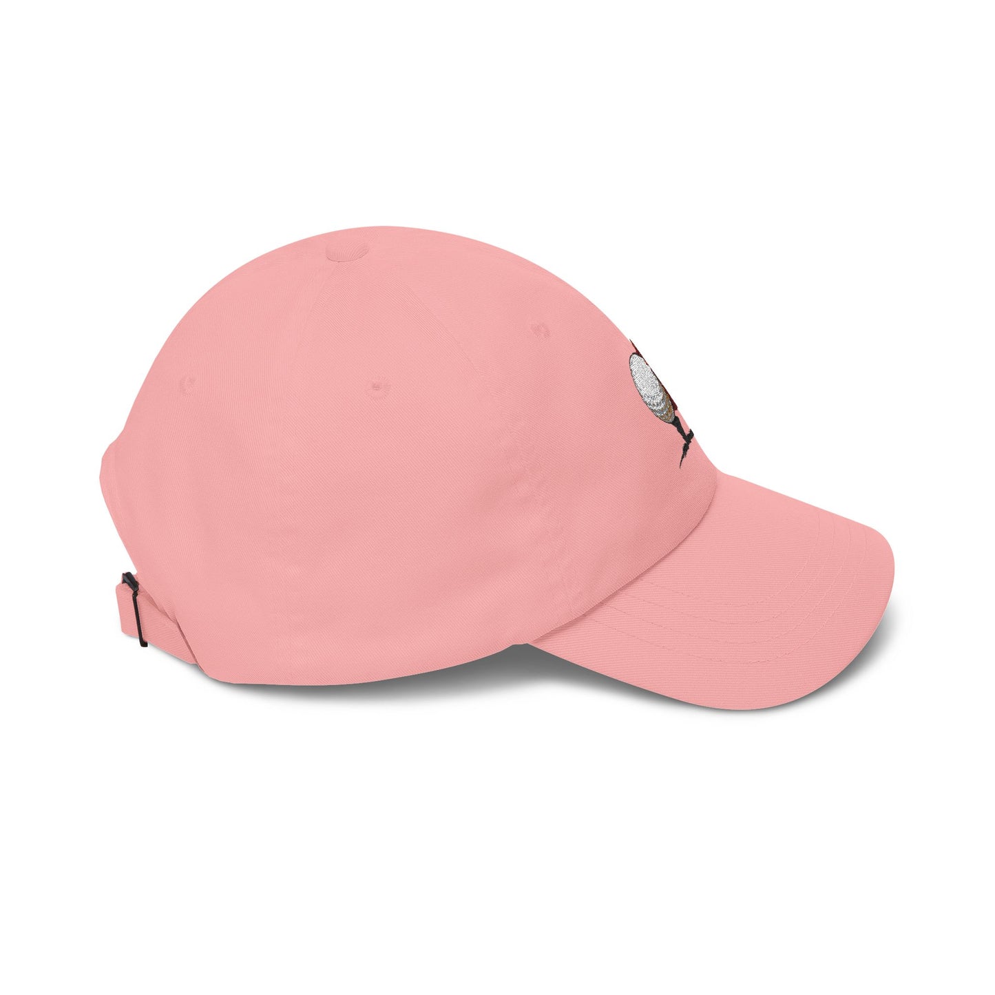 Flaming Golf Ball Dad Cap — Vintage Fire Golfing Hat