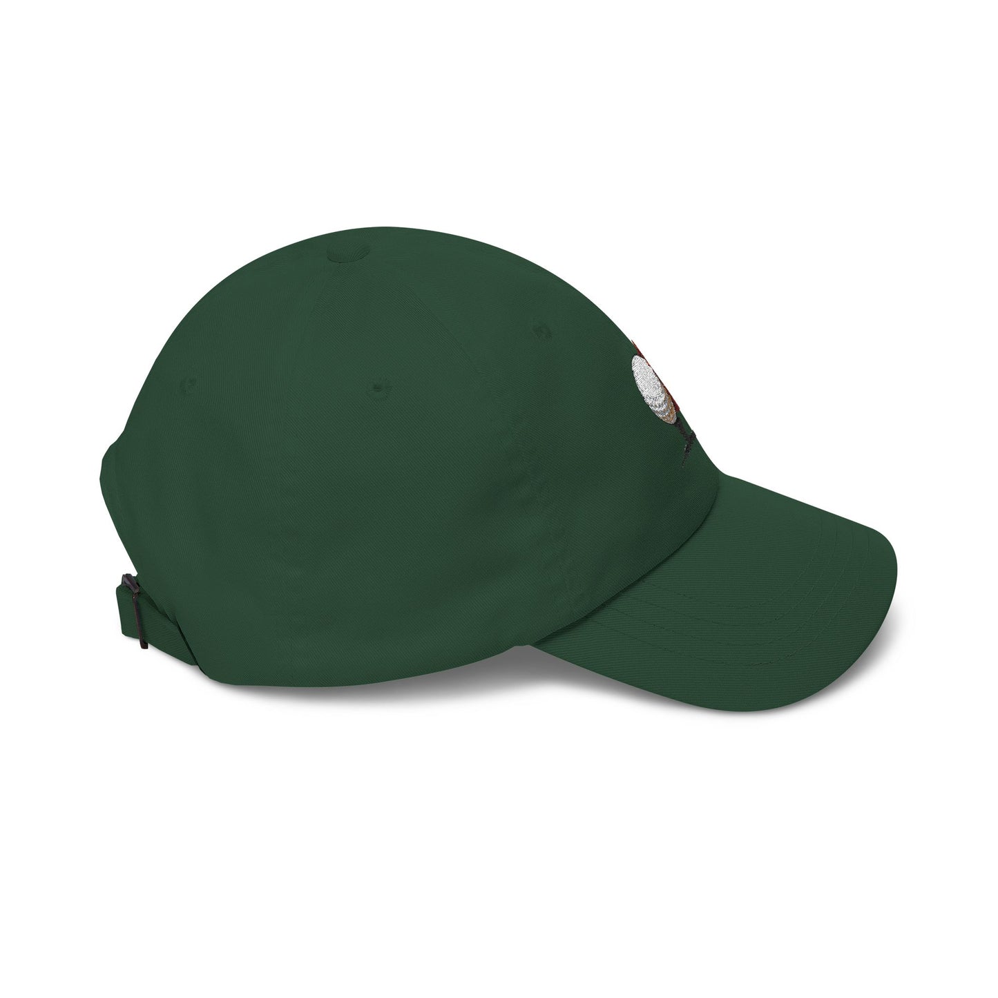 Flaming Golf Ball Dad Cap — Vintage Fire Golfing Hat