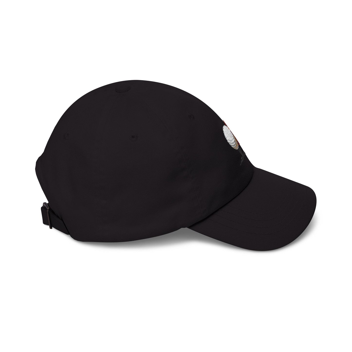 Flaming Golf Ball Dad Cap — Vintage Fire Golfing Hat