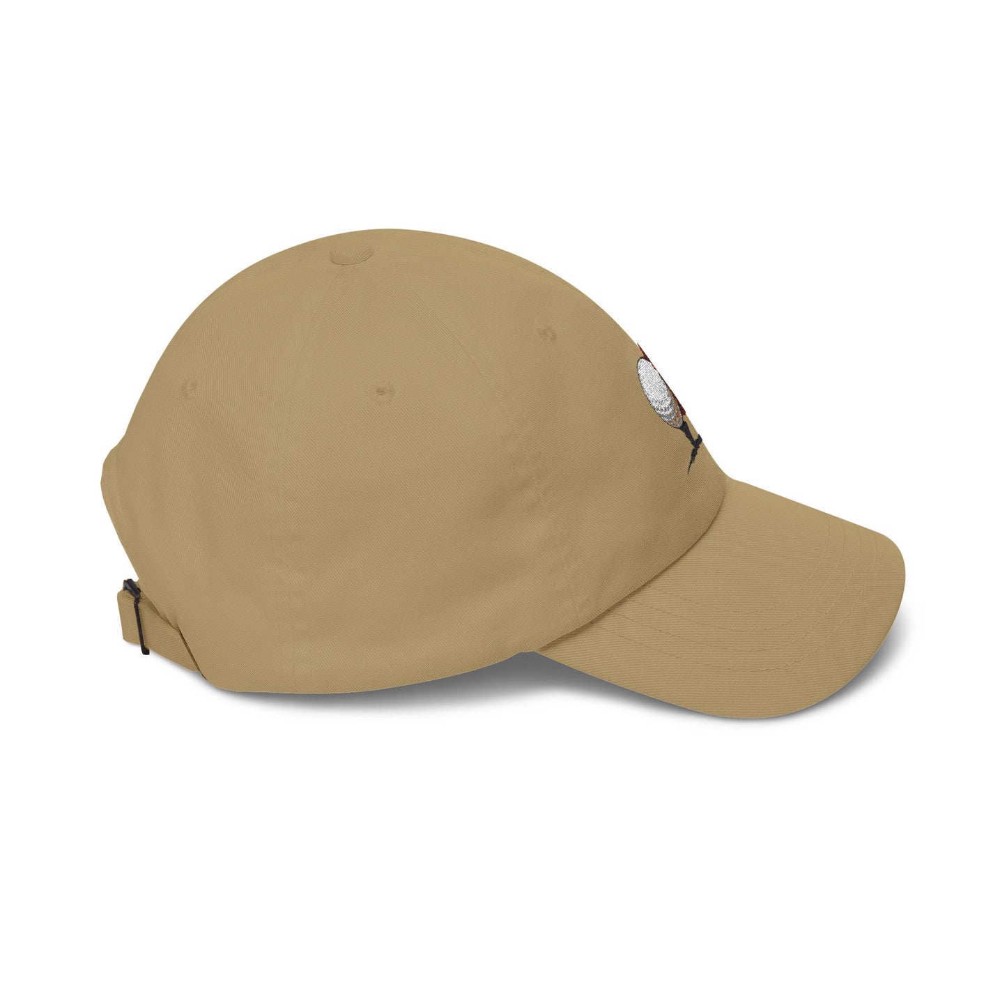 Flaming Golf Ball Dad Cap — Vintage Fire Golfing Hat